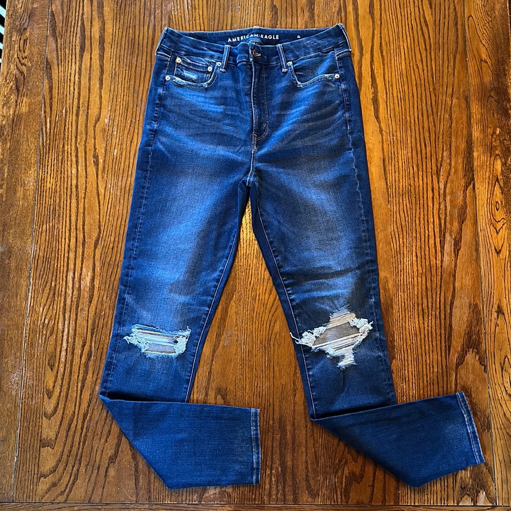 American Eagle Women’s jeans size 14 X-Long ( Luxe super high waist)